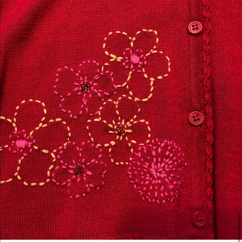 Gymboree red knit